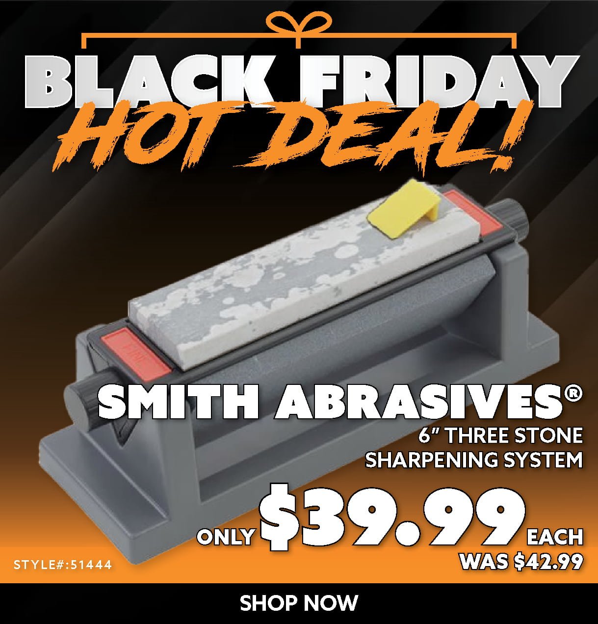 Smith Abrasives 6` Three Stone Sharpening System